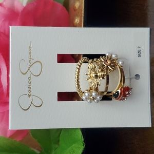 Jessica Simpson Spring  Ring Set 🌻
